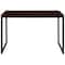 Flash Furniture Commercial Grade Industrial Style Office Desk, 47" Length, Mahogany GC-GF156-12-MHG-GG - alternate 7